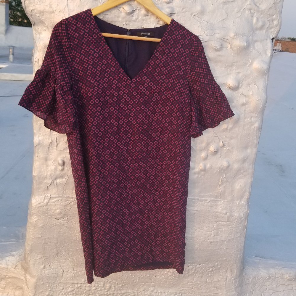 Madewell Bell Sleeve Floral Summer Dress S 0